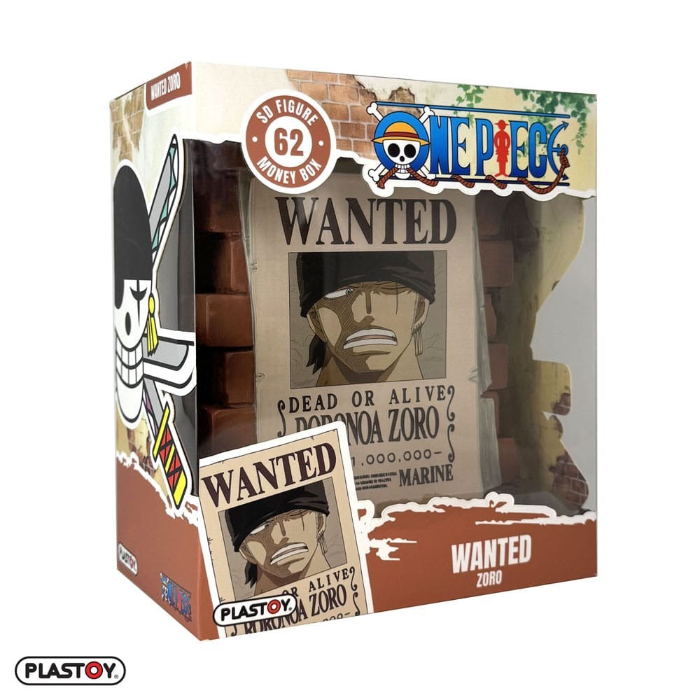 "ONE PIECE - RORONOA ZORO -COIN BANK POSTER"