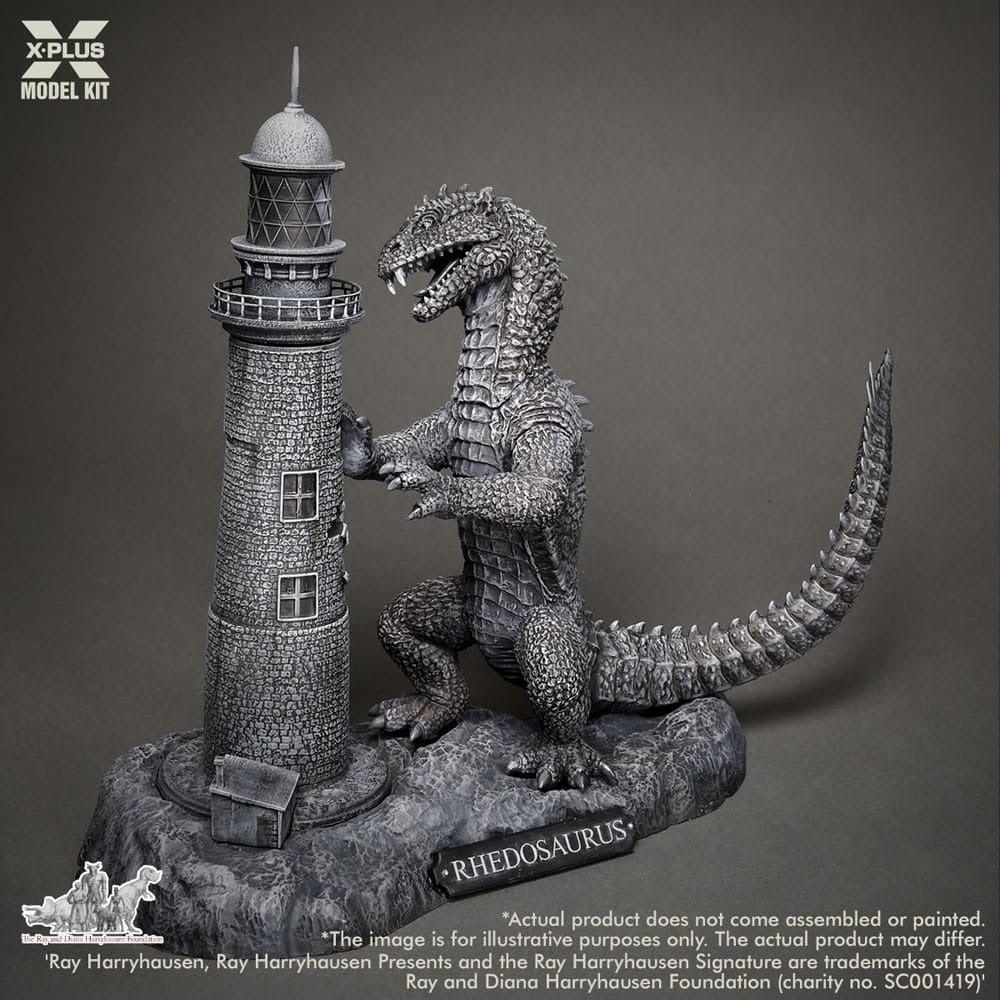 "KIT MODELLO IN PLASTICA 1/72 RHEDOSAURUS DI RAY HARRYHAUSEN - 23cm"