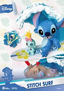 "DISNEY - LILO & STITCH - STITCH SURFING DIORAMA"