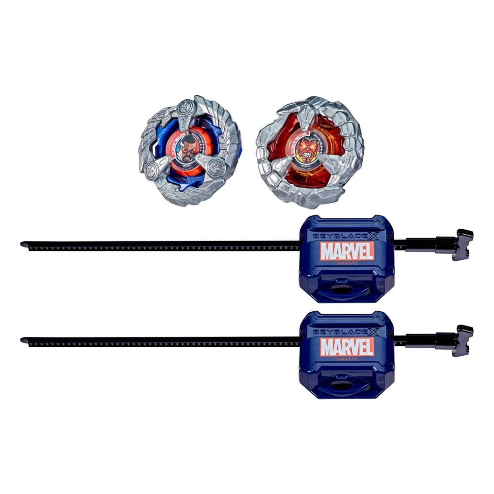 "BEYBLADE X - MARVEL COLLAB - CAPTAIN AMERICA & RED HULK"