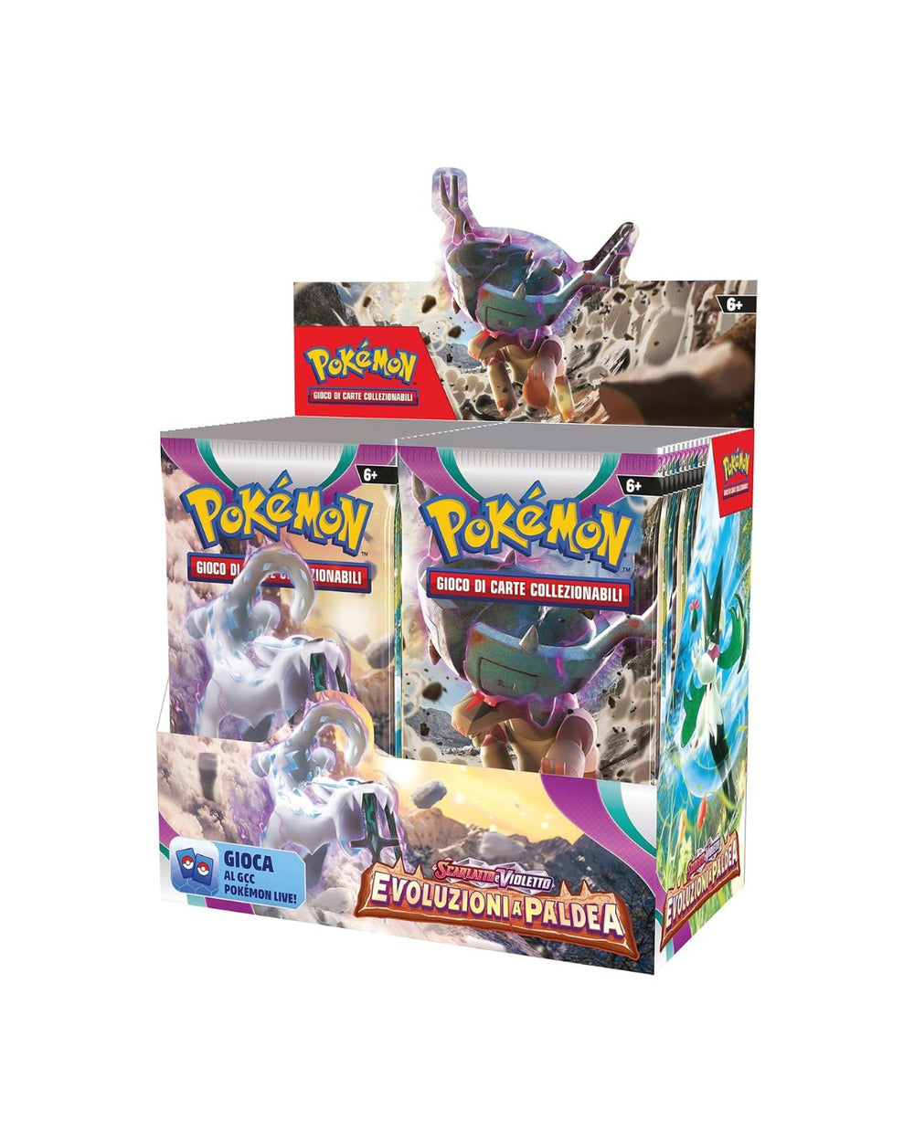 "POKEMON - EVOLUZIONI A PALDEA - DISPLAY 36 BUSTINE"