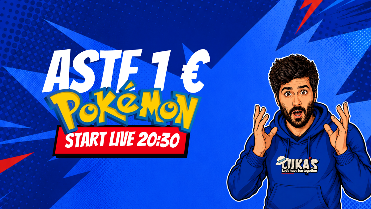 Aste Pokémon da 1€