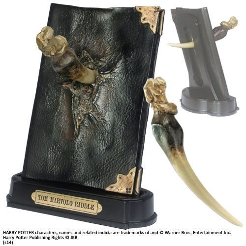 "HARRY POTTER -  DIARO DI TOM RIDDLE CON ZANNA BASILISCO - REPLICA 1/1"