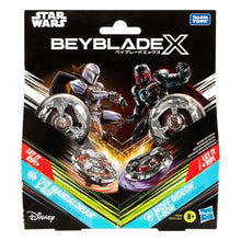 "BEYBLADE X - STAR WARS COLLAB - THE MANDALORIAN vs MOFF GIDEON"