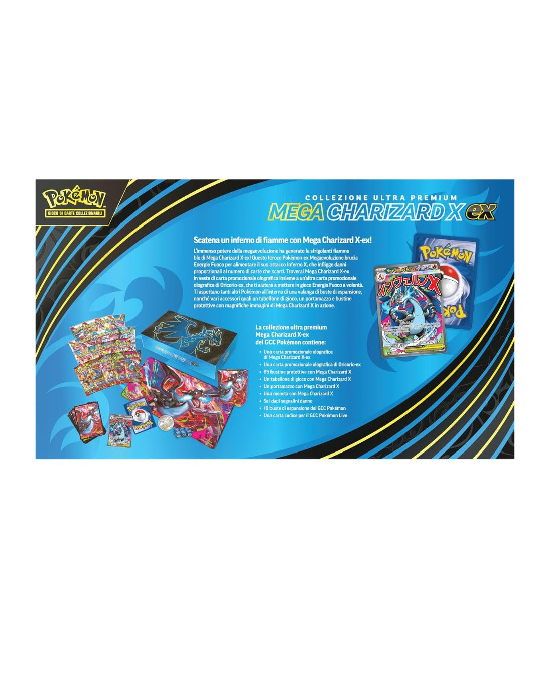 "POKEMON - COLLEZZIONE ULTRA PREMIUM - MEGA CHARIZARD EX"