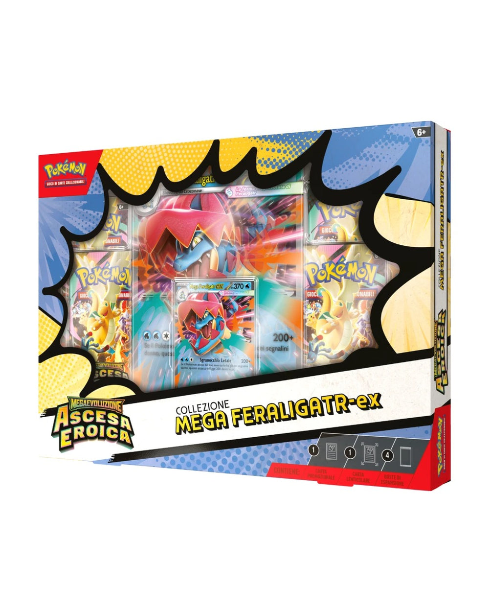 "POKEMON - ASCESA EROICA - COLLEZIONE MEGA FERALIGATR-EX"