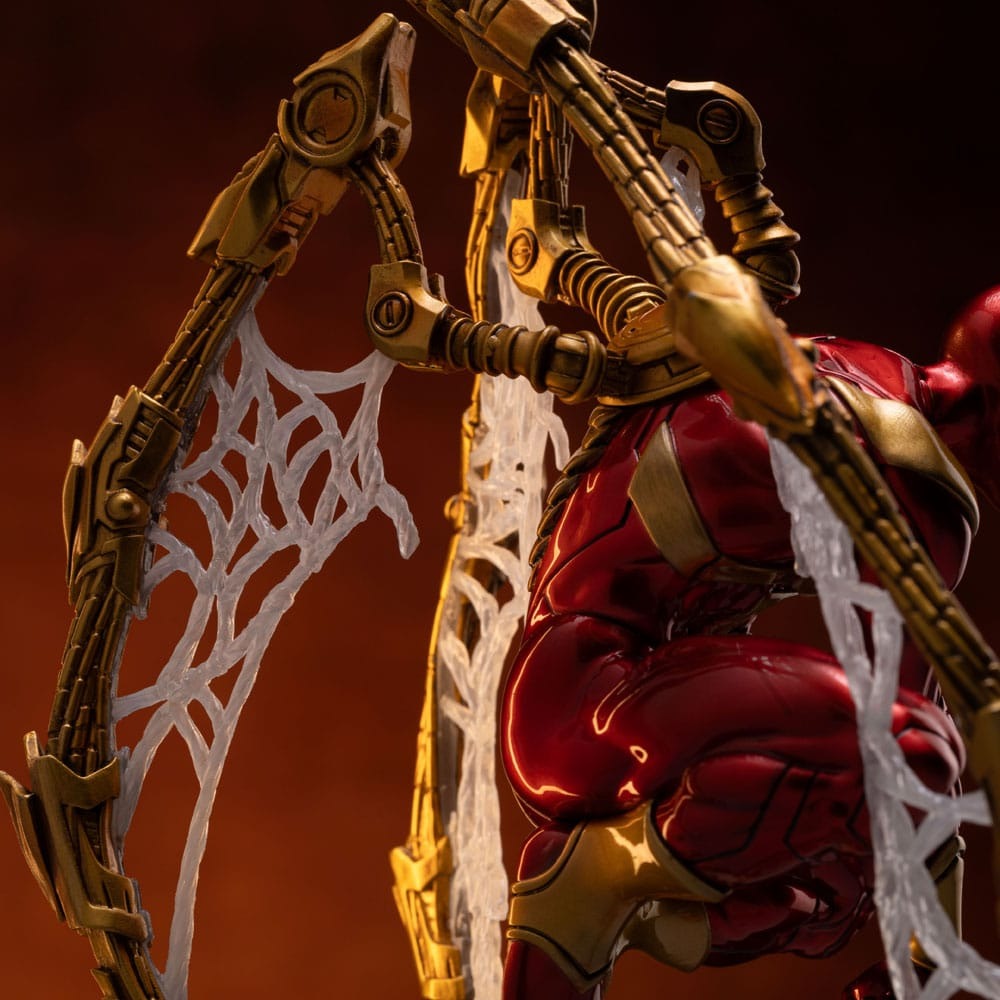 "MARVEL - IRON SPIDER ARMOR COMICS - ART SCALE DELUXE STATUA 1/10"