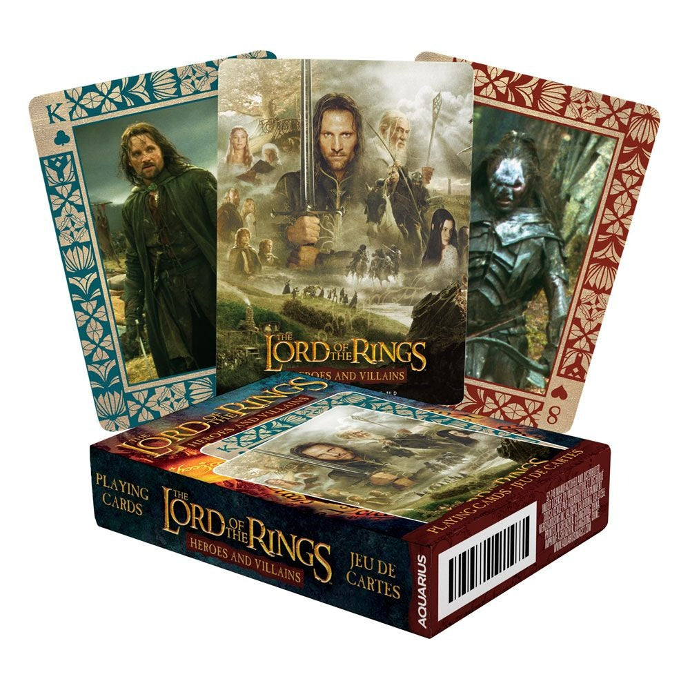 "IL SIGNORE DEGLI ANELLI - CARTE DA GIOCO - HEROES AND VILLAINS"