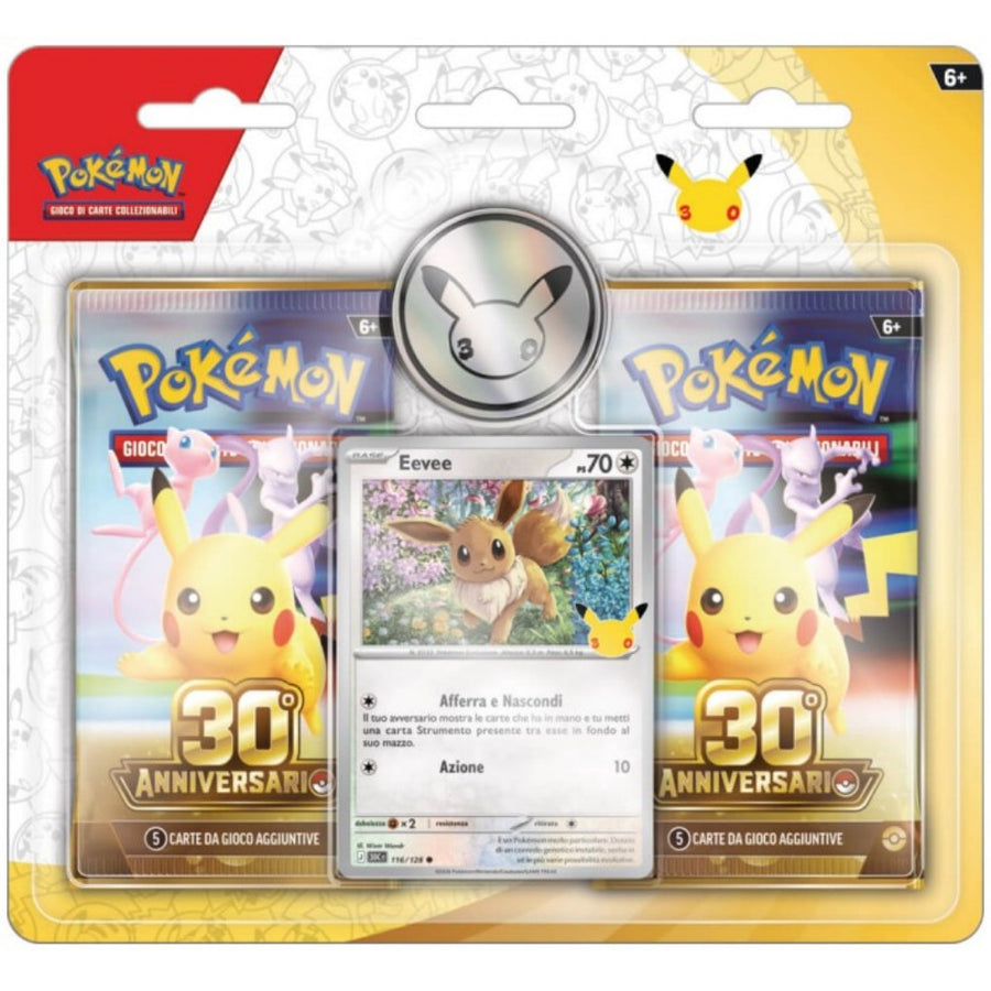 "POKEMON - 30th ANNIVERSARIO - BLISTER 2 PACK"