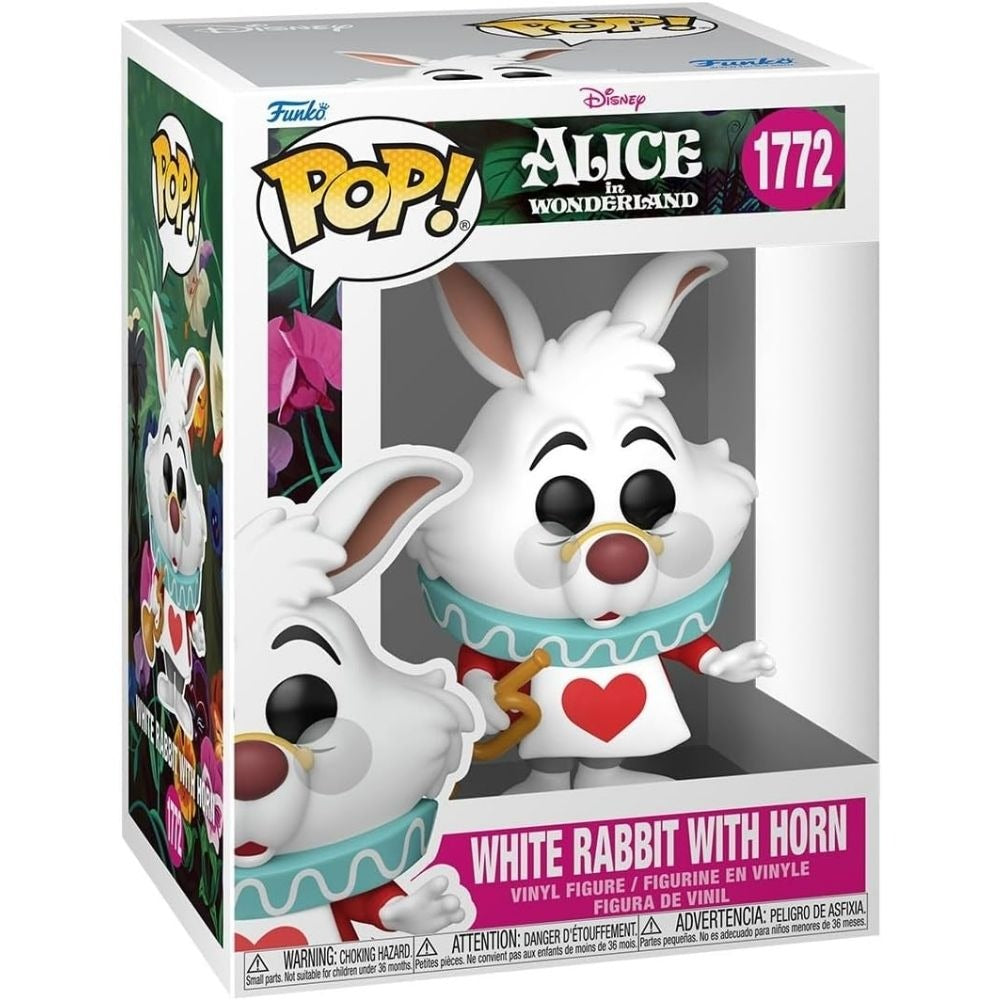 "DISNEY - ALICE NEL PAESE DELLE MERAVIGLIE - WHITE RABBIT w/HORN"