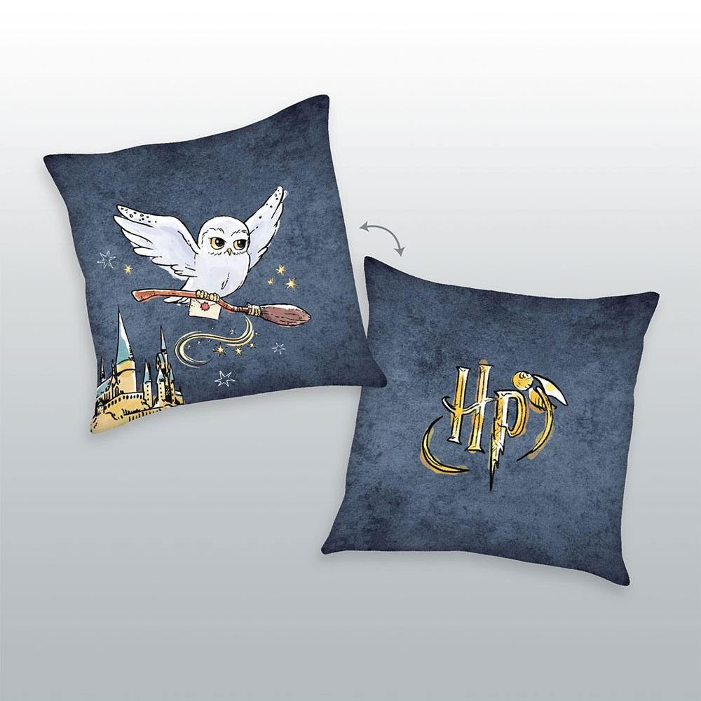 "HARRY POTTER - CUSCINO - EDWIGE & LOGO"