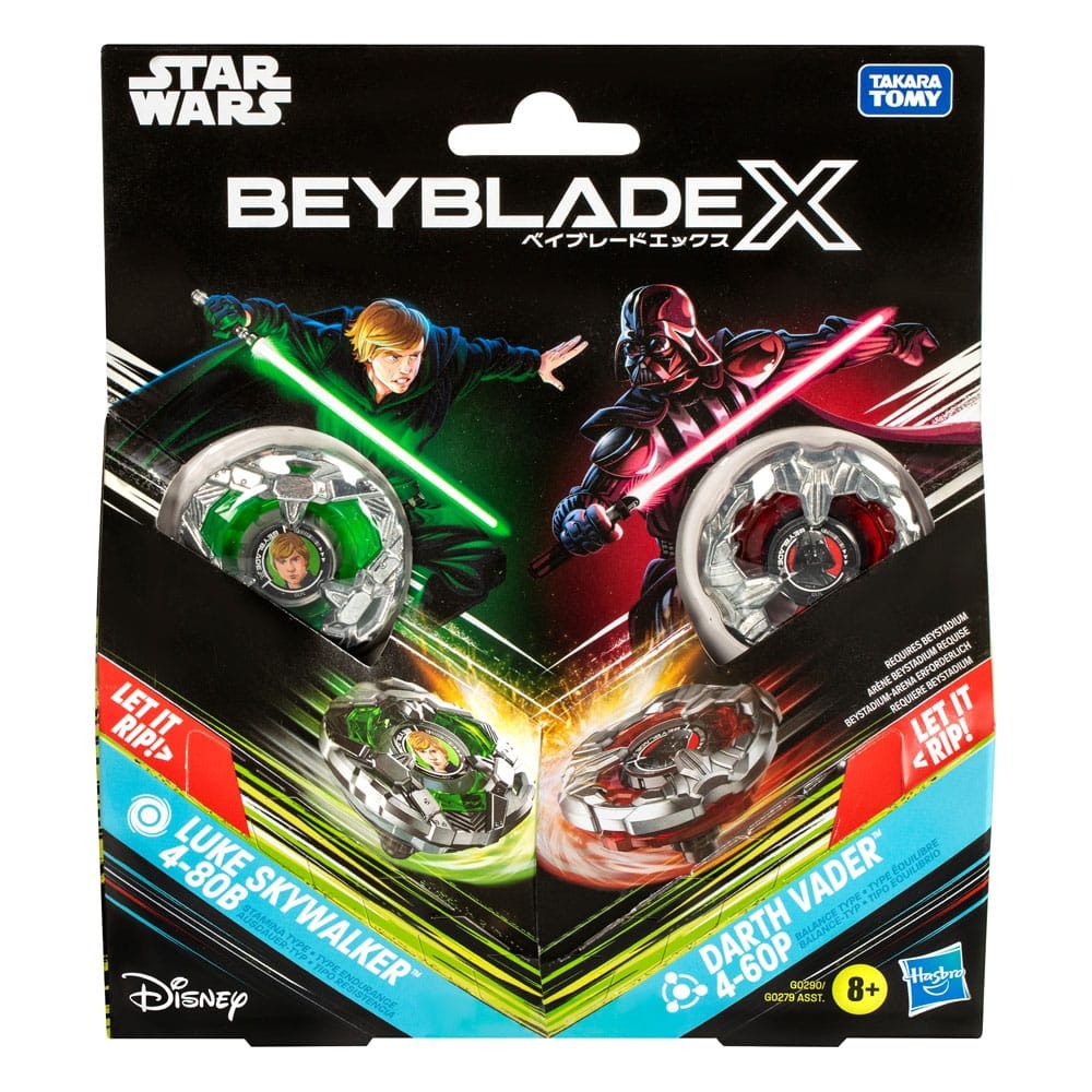 "BEYBLADE X - STAR WARS COLLAB - LUKE SKYWALKER & DARTH VADER"