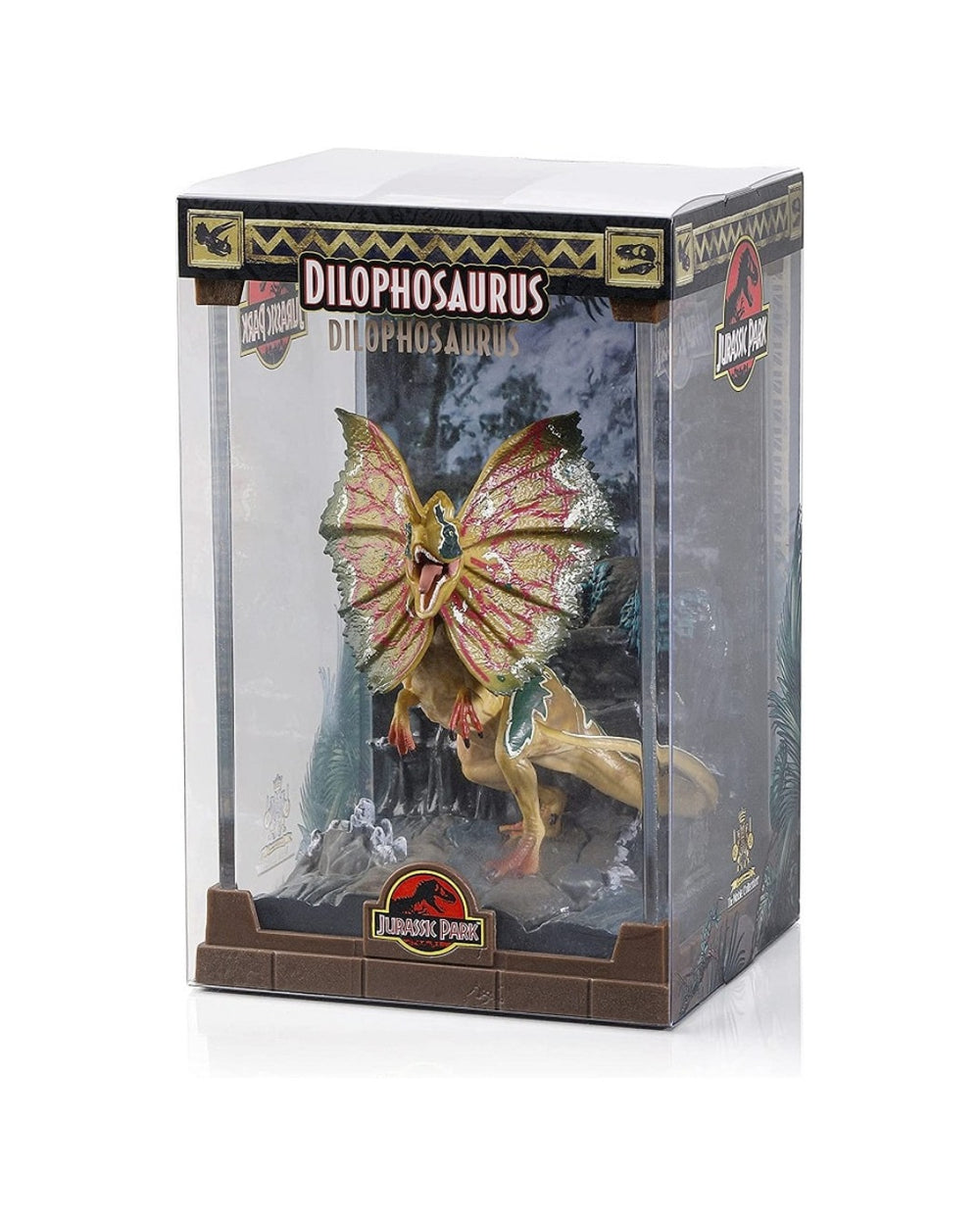 "JURASSIC PARK -  DILOPHOSAURUS - DIORAMA 18cm"