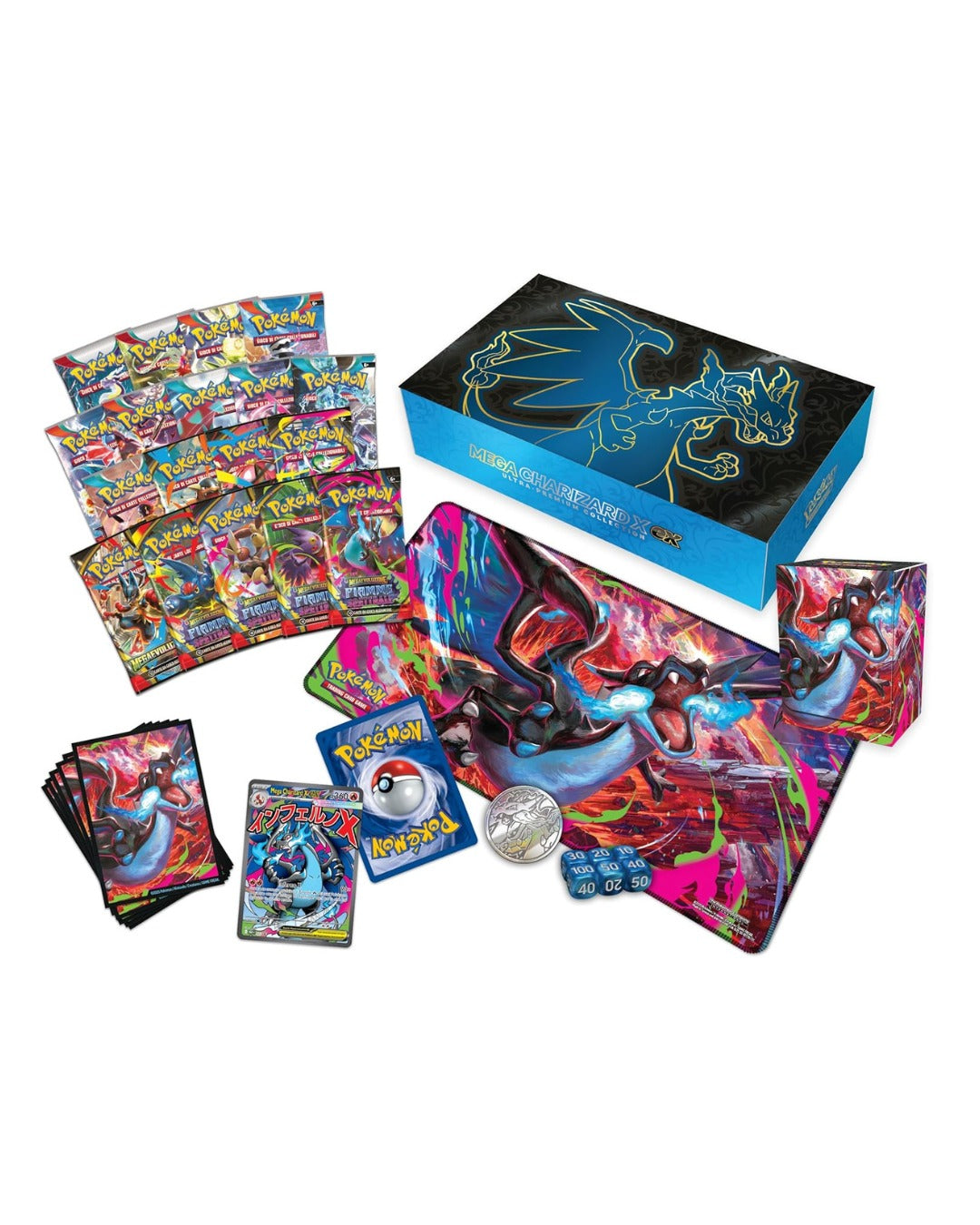 "POKEMON - COLLEZZIONE ULTRA PREMIUM - MEGA CHARIZARD EX"