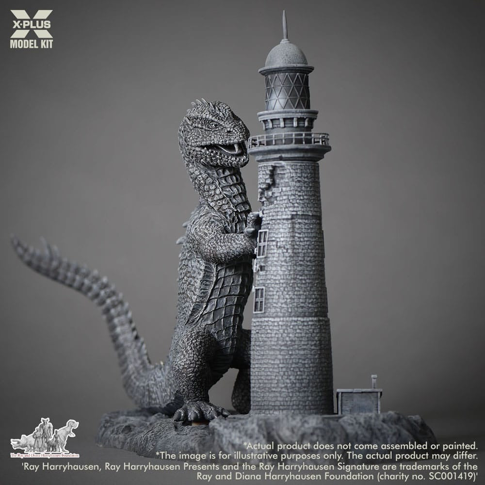 "KIT MODELLO IN PLASTICA 1/72 RHEDOSAURUS DI RAY HARRYHAUSEN - 23cm"