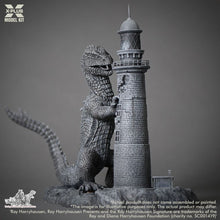 "KIT MODELLO IN PLASTICA 1/72 RHEDOSAURUS DI RAY HARRYHAUSEN - 23cm"