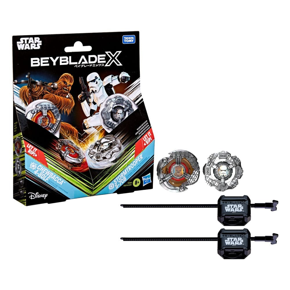 "BEYBLADE X - STAR WARS COLLAB - CHEWBECCA & STORMTROOPER"