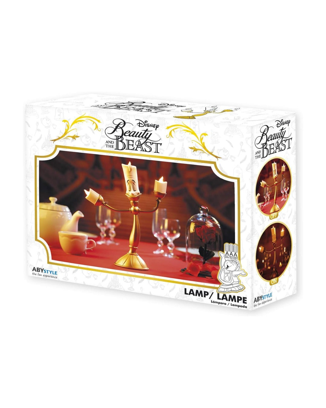"DISNEY - LA BELLA & LA BESTIA - LAMPADA LUMIER"
