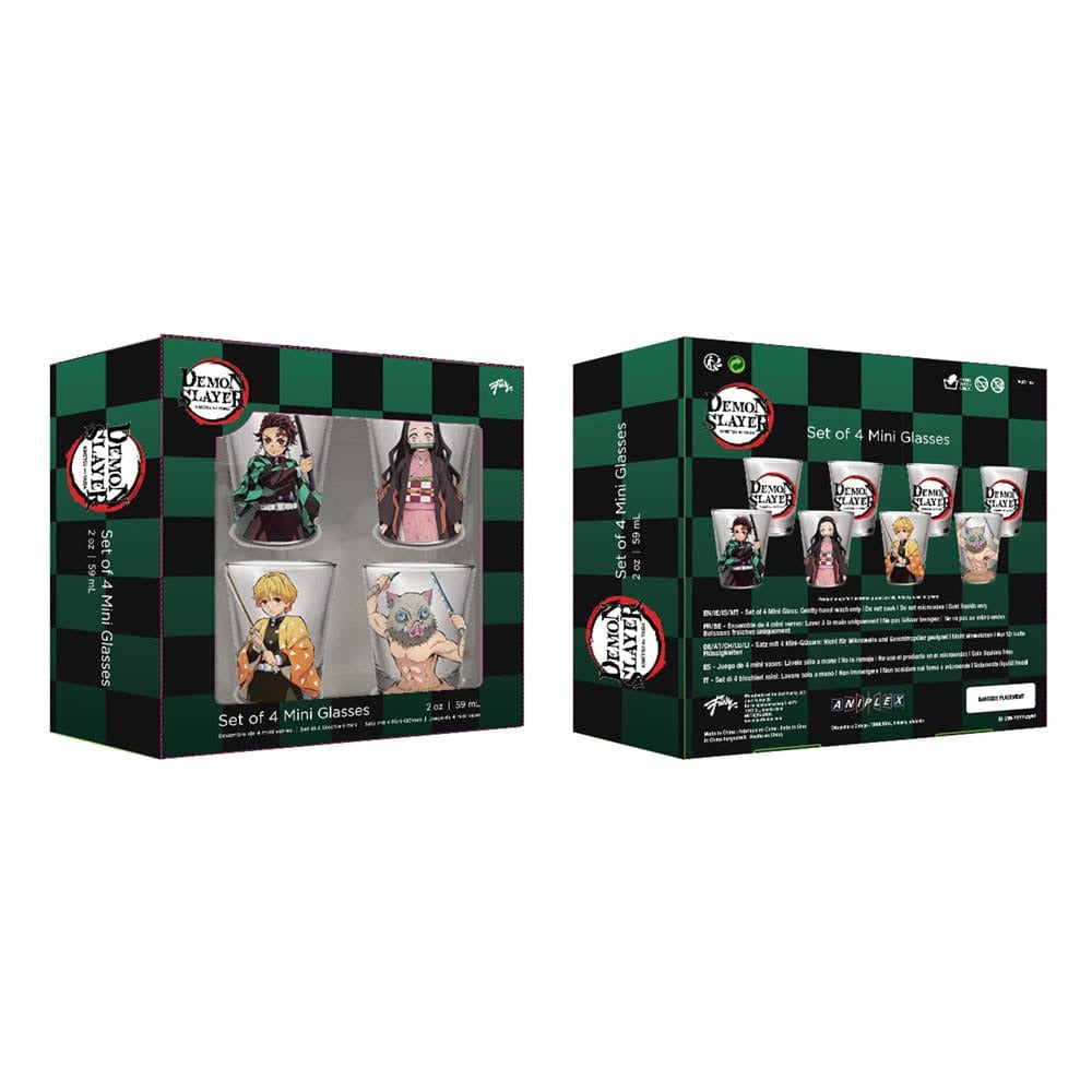 "DEMON SLAYER - SHOT GLASSES 4 PACK"