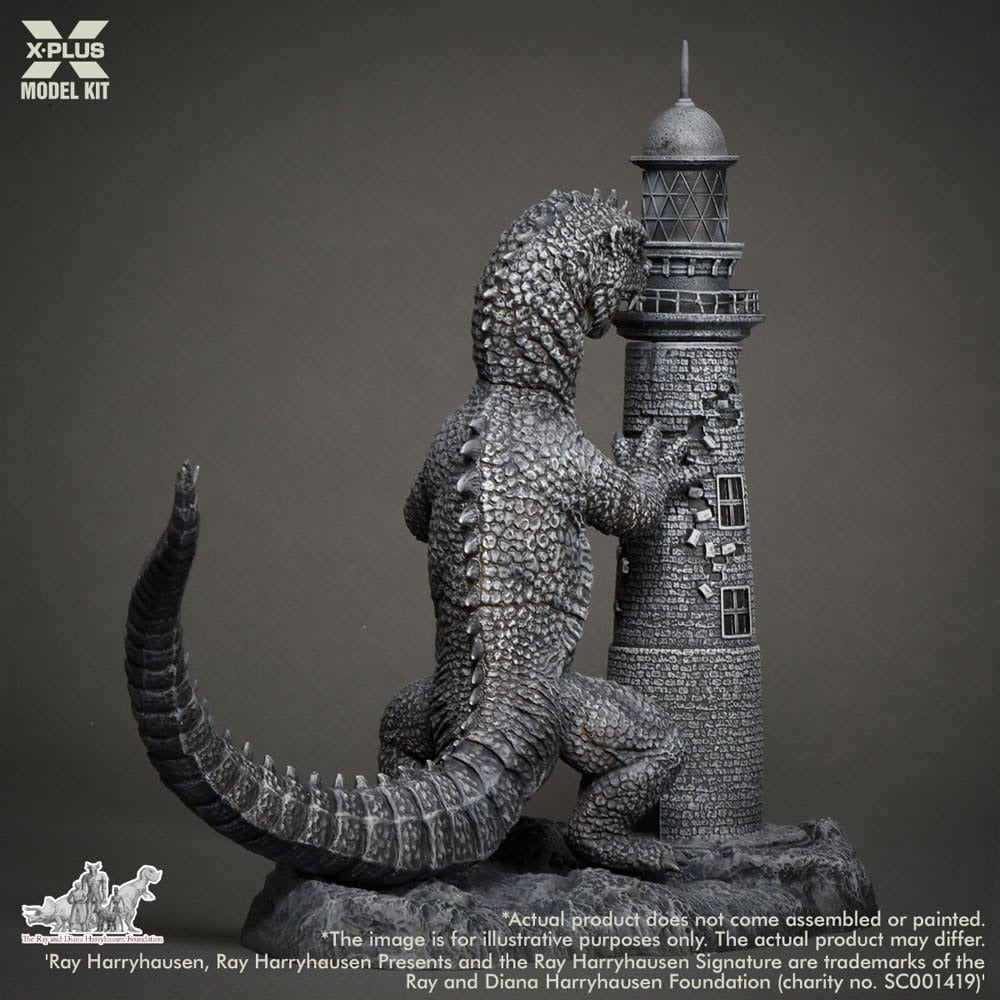 "KIT MODELLO IN PLASTICA 1/72 RHEDOSAURUS DI RAY HARRYHAUSEN - 23cm"