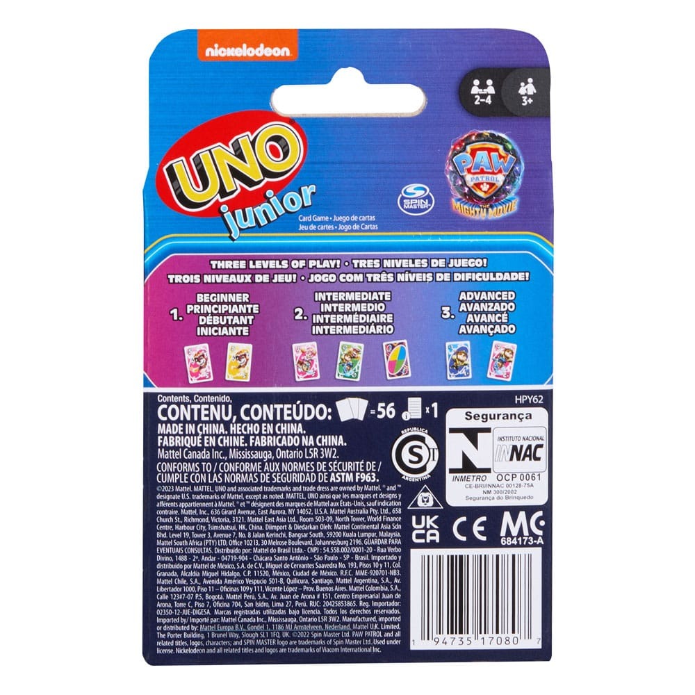 "PAW PATROL - CARTE DA UNO"
