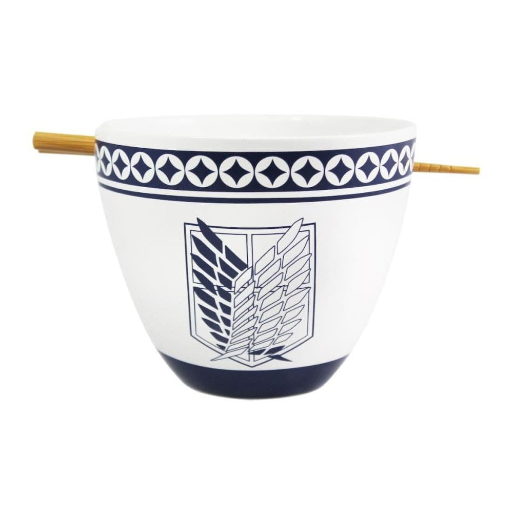 "ATTACK ON TITAN - RAMEN BOWL WITH COPSTICKS"