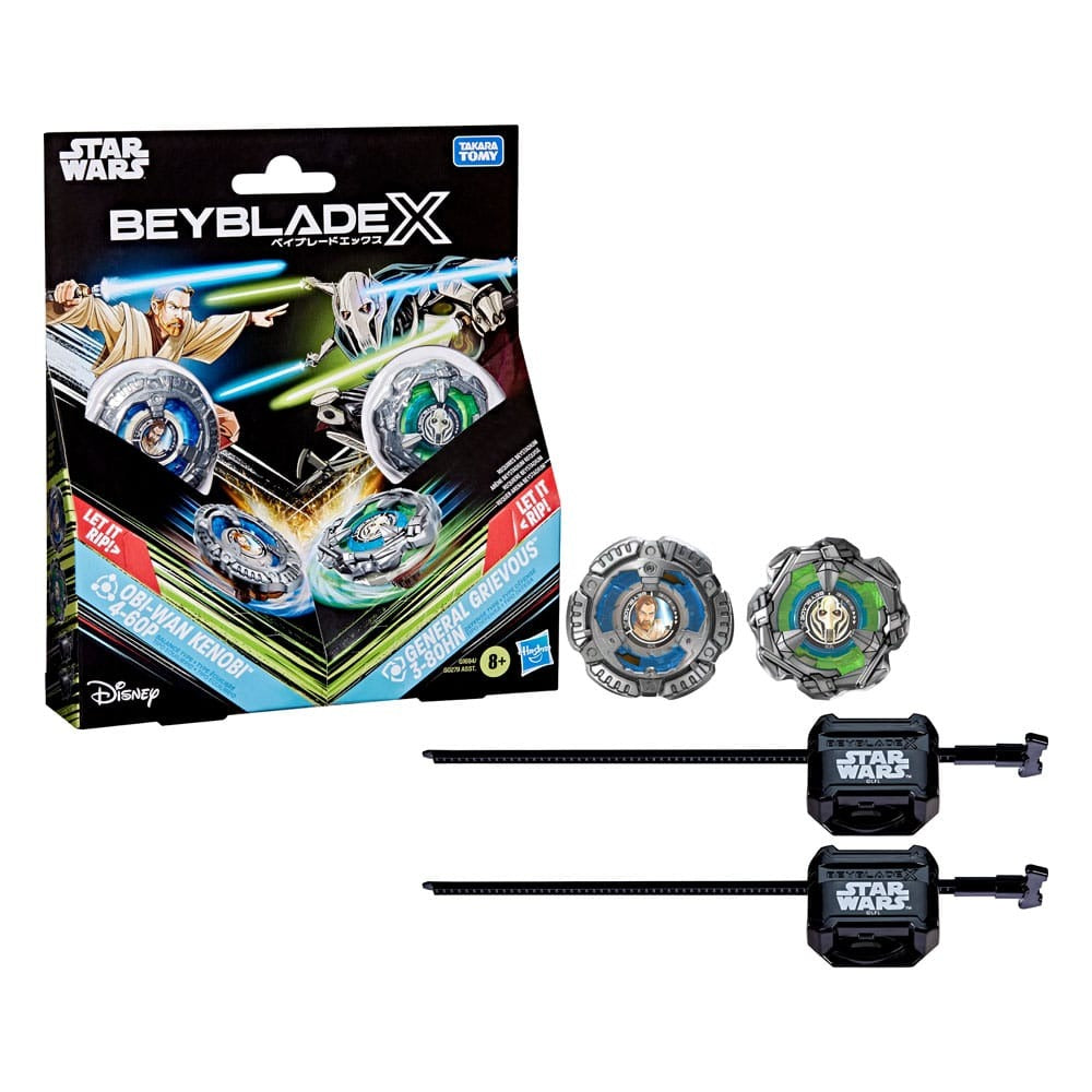 "BEYBLADE X - STAR WARS COLLAB - OBI-WAN KENOBI & GENERALE GRIEVOUS"