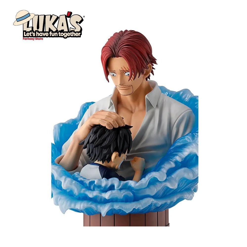 "ONE PIECE - SHANKS & LUFFY RED HAIR PIRATES FIGURE ICHIBAN"