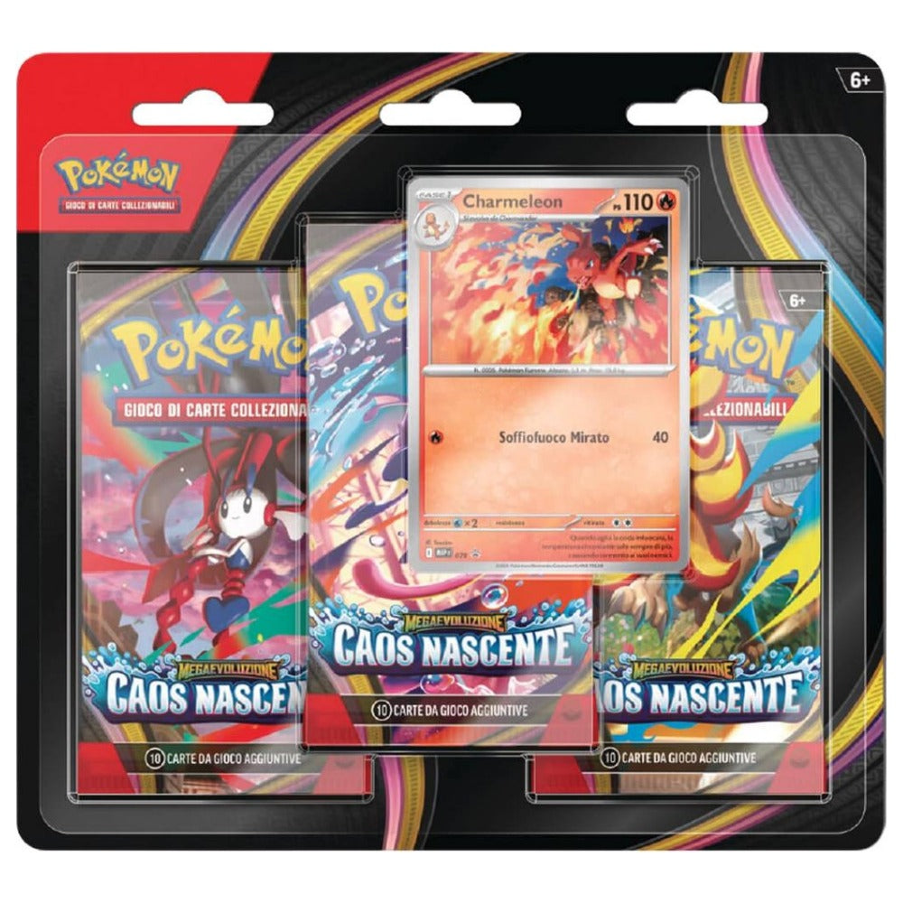 "POKEMON - CAOS NASCENTE - BLISTER 3 BUSTINE"
