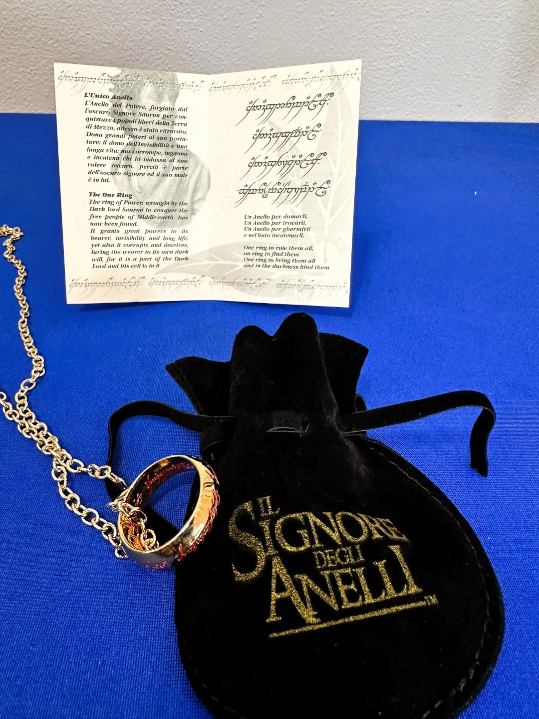 "IL SIGNORE DEGLI ANELLI - L'UNICO ANELLO (red)"