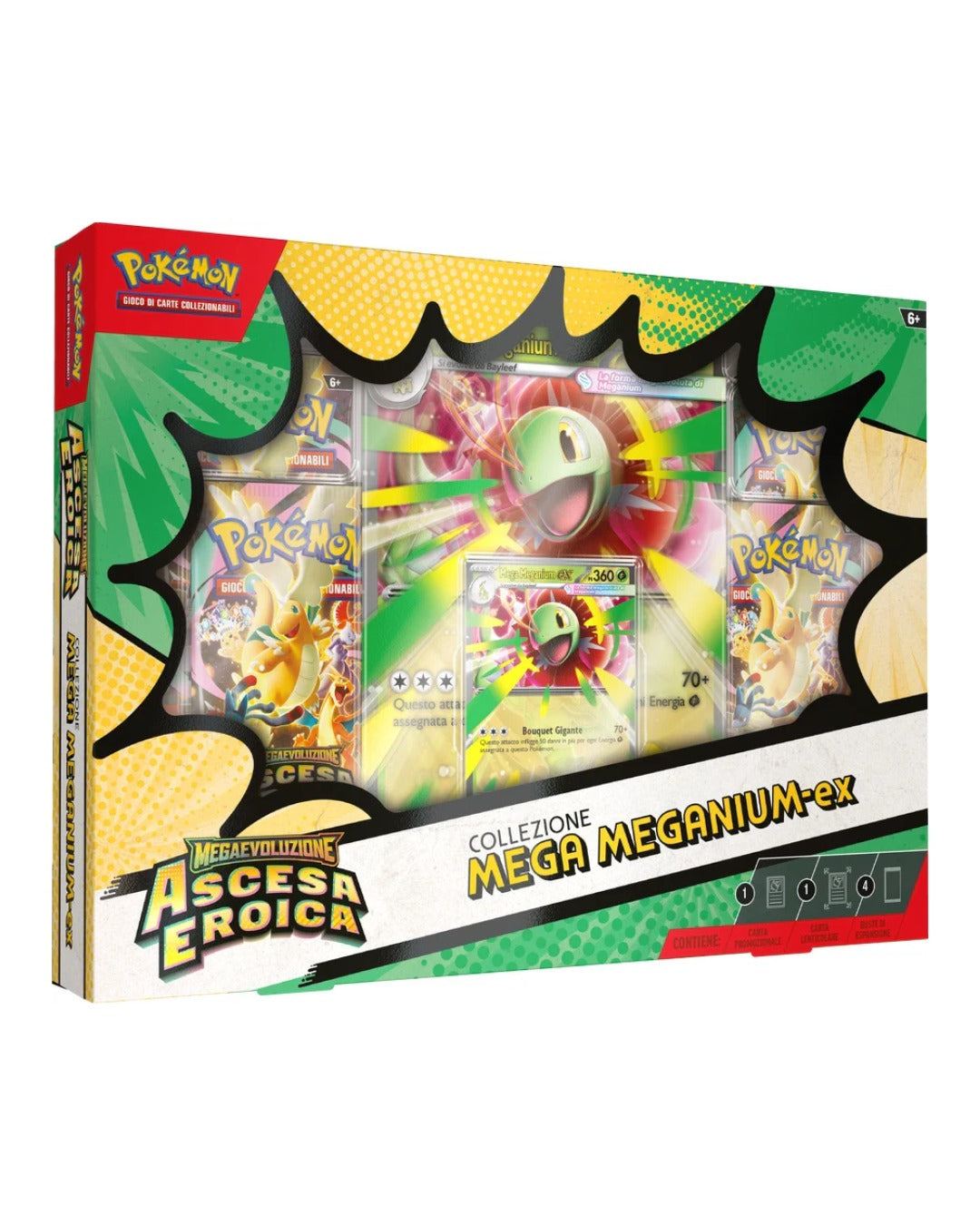 "POKEMON - ASCESA EROICA - COLLEZIONE MEGA MEGANIUM-EX"