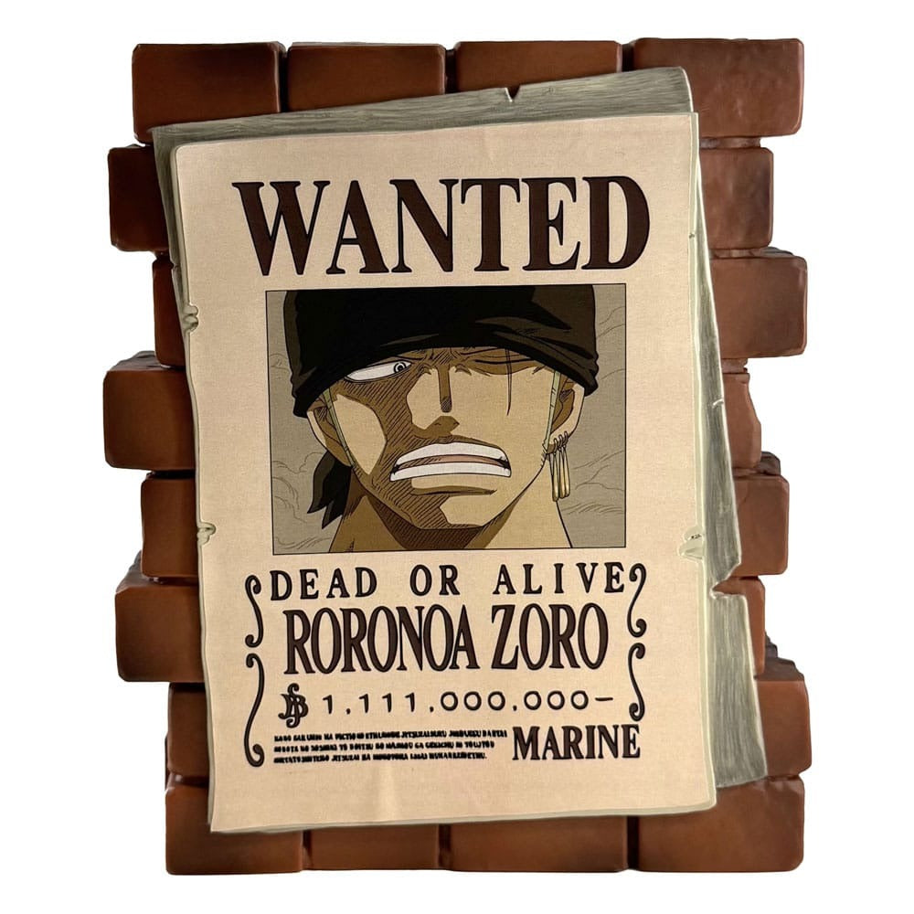 "ONE PIECE - RORONOA ZORO -COIN BANK POSTER"